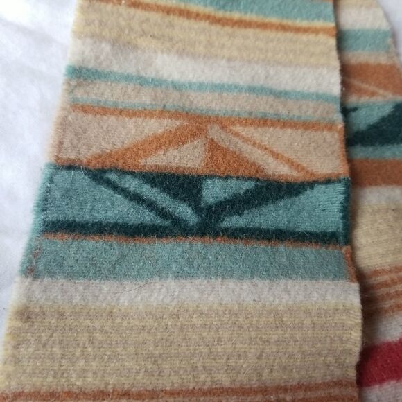 Vintage Aztec, Western,Wool Scarf  - Picture 7 of 10